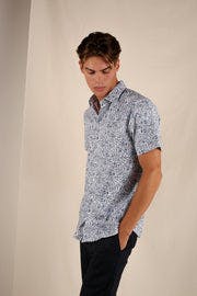 Gibbs Shirt - Blue AOP